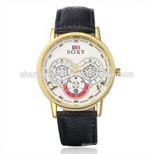 Best Selling Products Vogue Quartz Colorful Leather Wrist Watch SOXY003